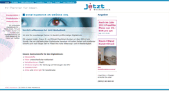 Desktop Screenshot of jetzt-werbedruck.de